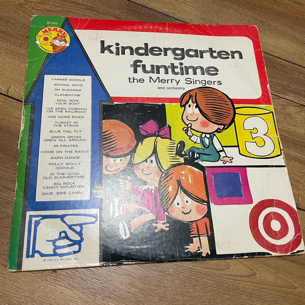 THE MERRY SINGERS & ORCHESTRA Kindergarten Funtime 1980